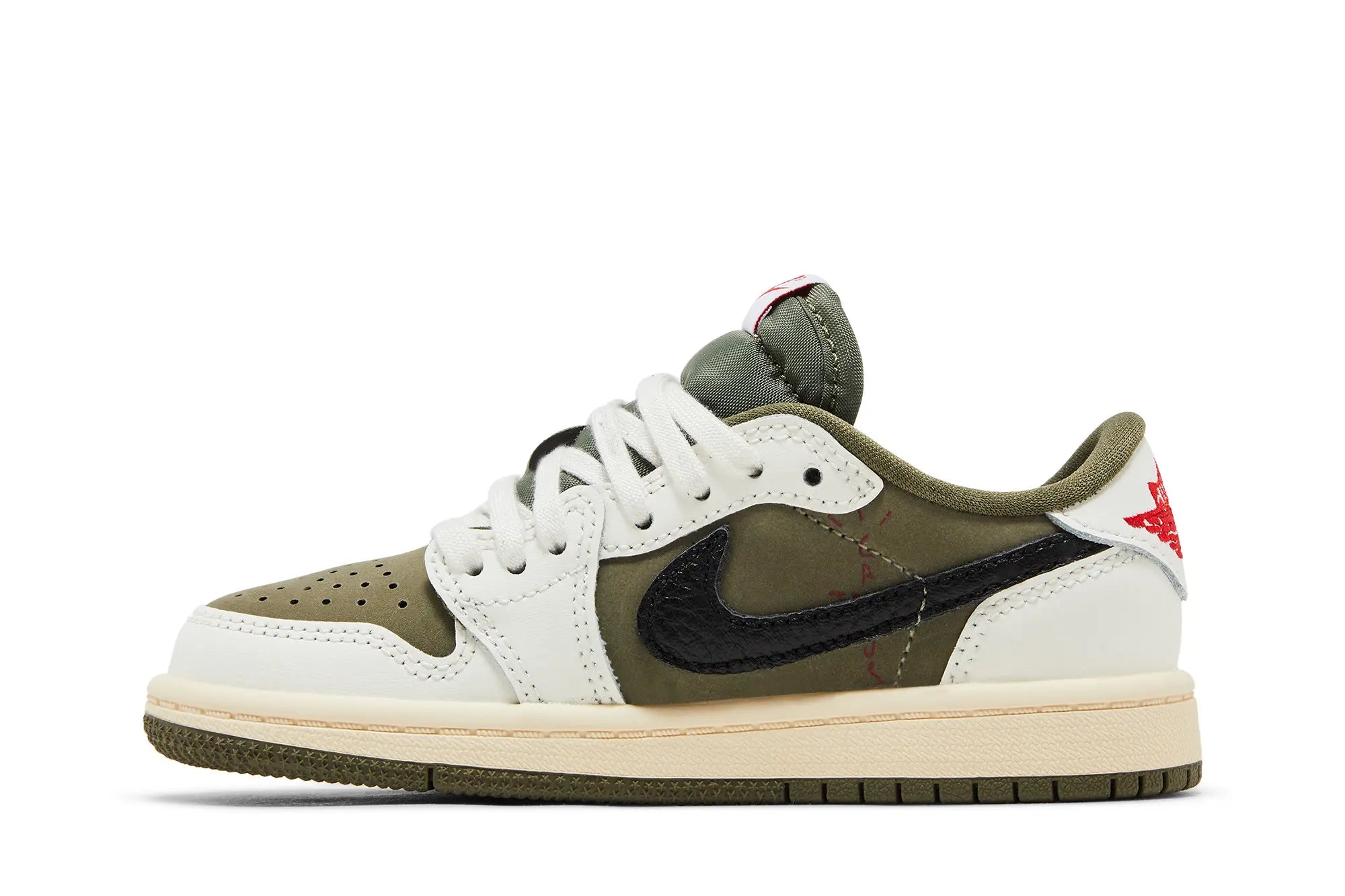 Jordan 1 Retro Low OG SP xTravis Scott 'Medium Olive' (PS)