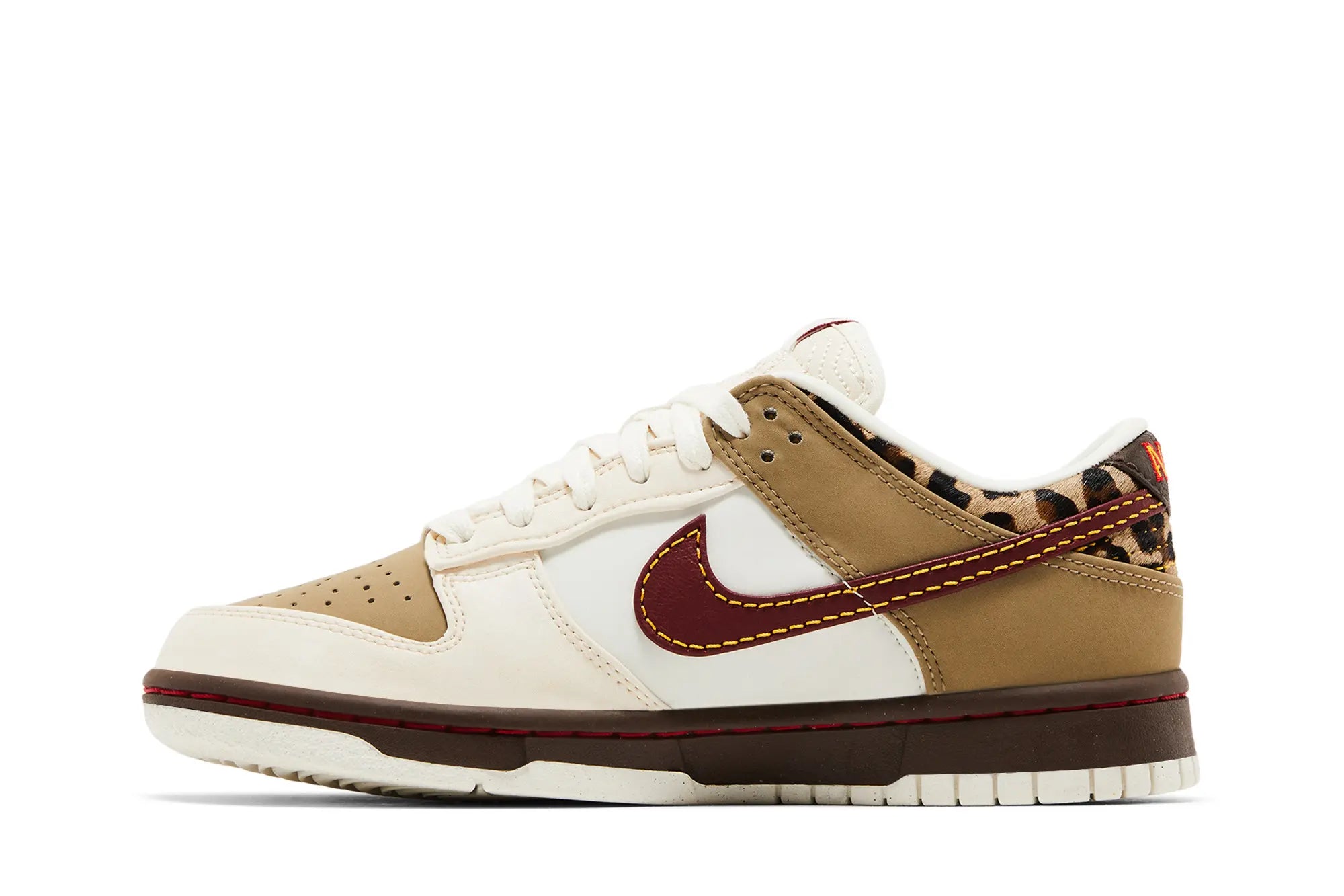 Nike Dunk Low Retro 'Khaki Team Red Pearl White'